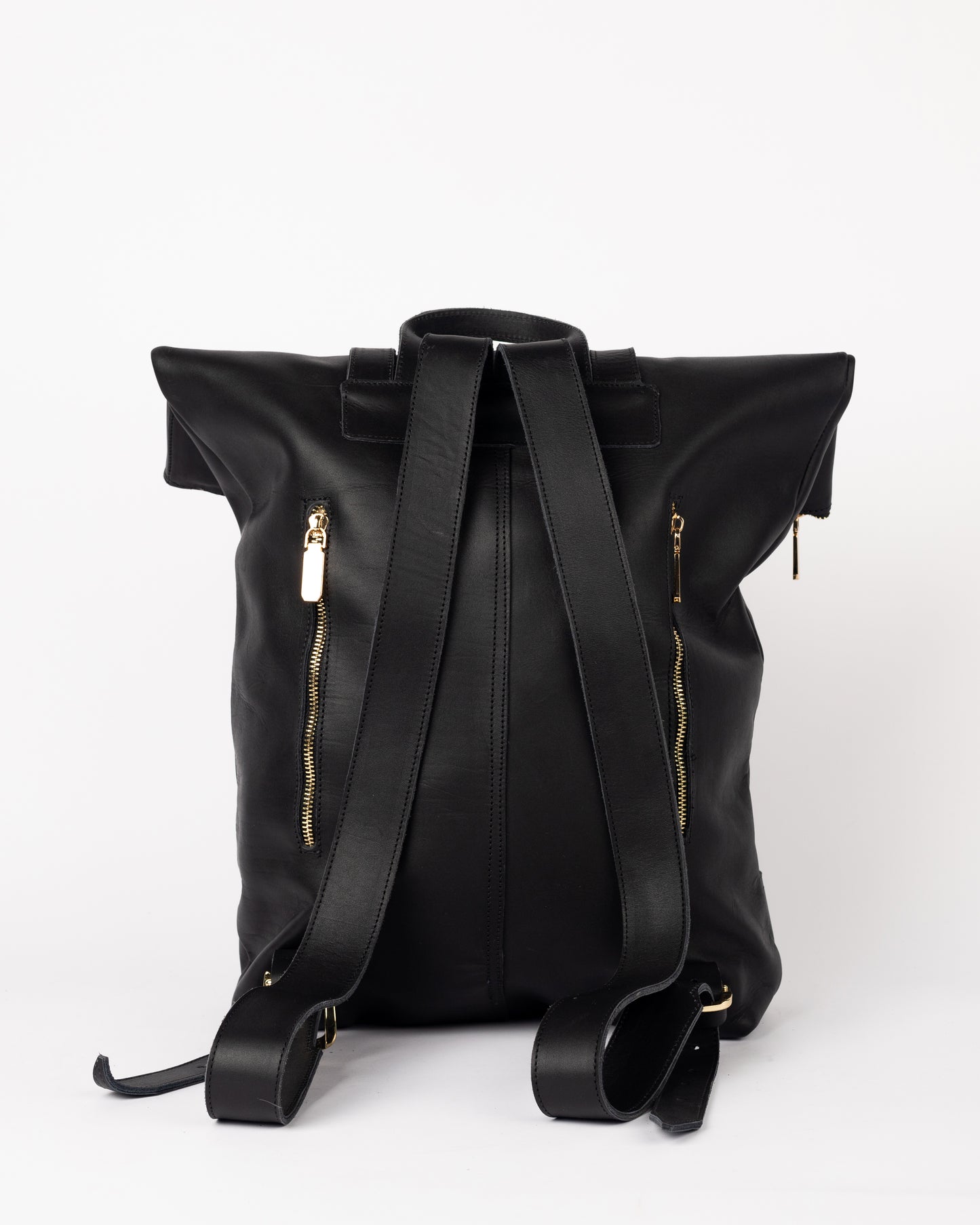 The KMD Leather All-Purpose Backpack (Black)